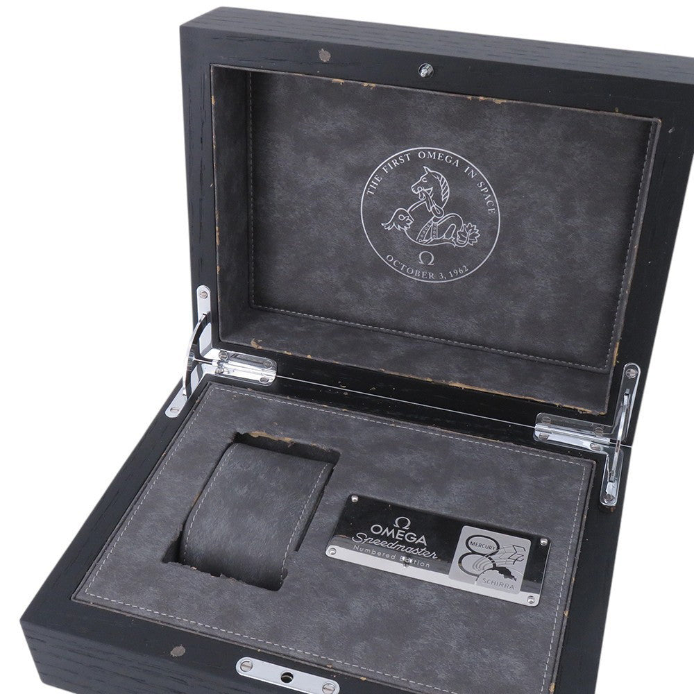 OMEGA Speedmaster Moonwatch FirstOMEGA InSpace W39.7mm Stainless Steel Leather Black Dial311.32.40.30.01.001