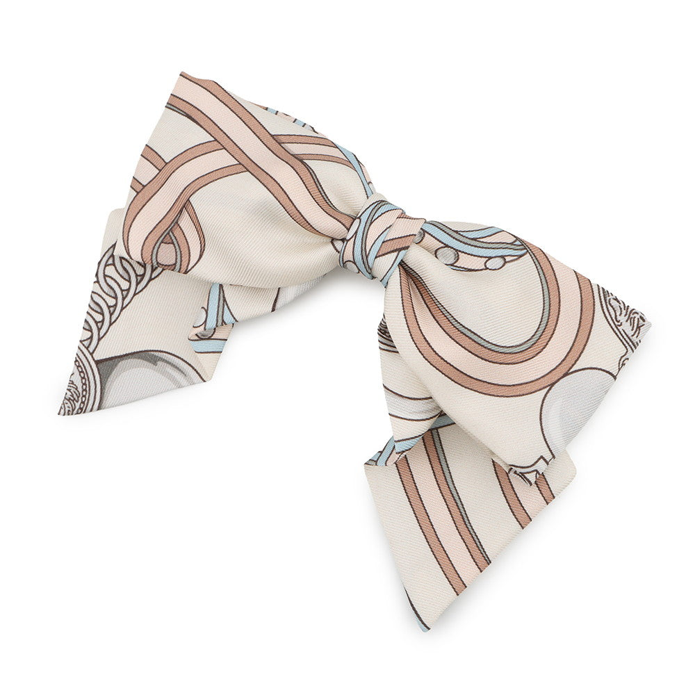 HERMES Baretta Grenelle Grand Turarara Size PM claimH261006G B1TU Silk100%
