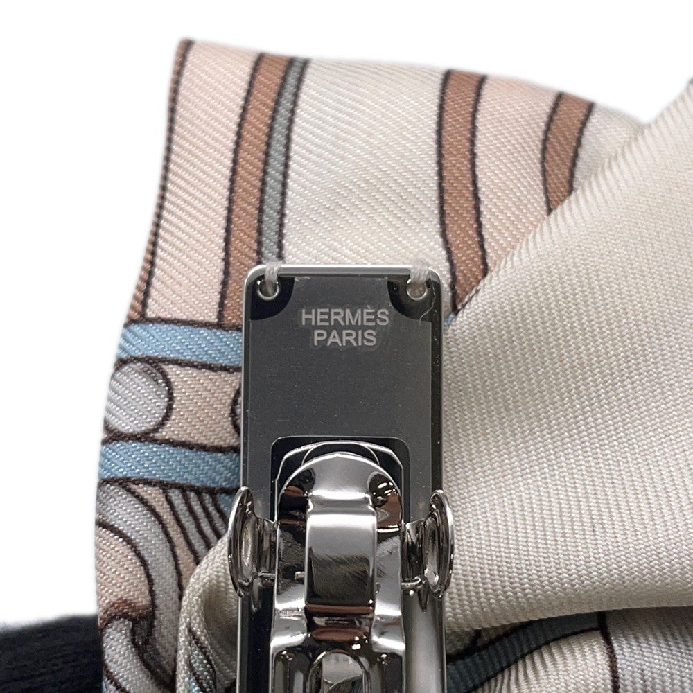 HERMES Baretta Grenelle Grand Turarara Size PM claimH261006G B1TU Silk100%