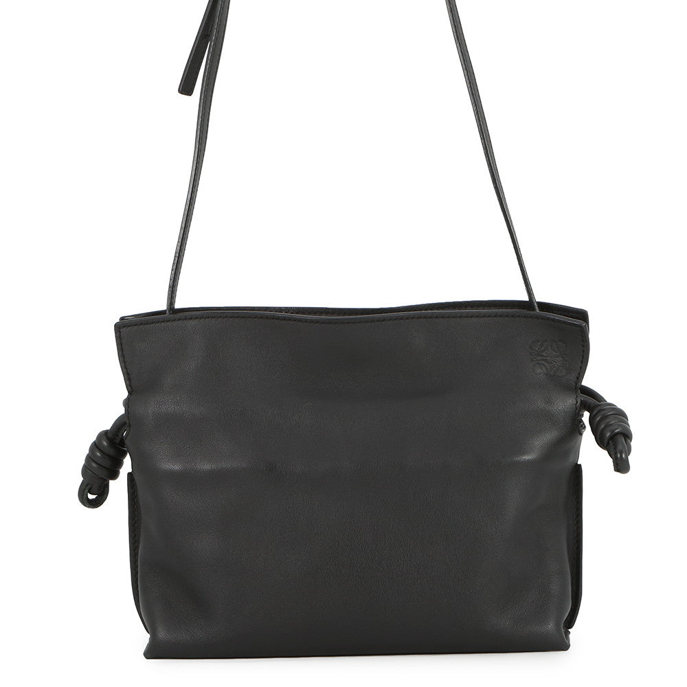 LOEWE Flamenco Clutch BlackA411FC2X37 Calf Leather Size Mini