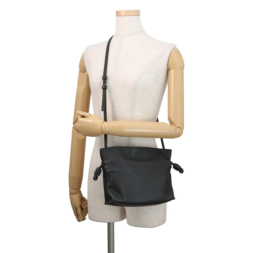 LOEWE Flamenco Clutch BlackA411FC2X37 Calf Leather Size Mini