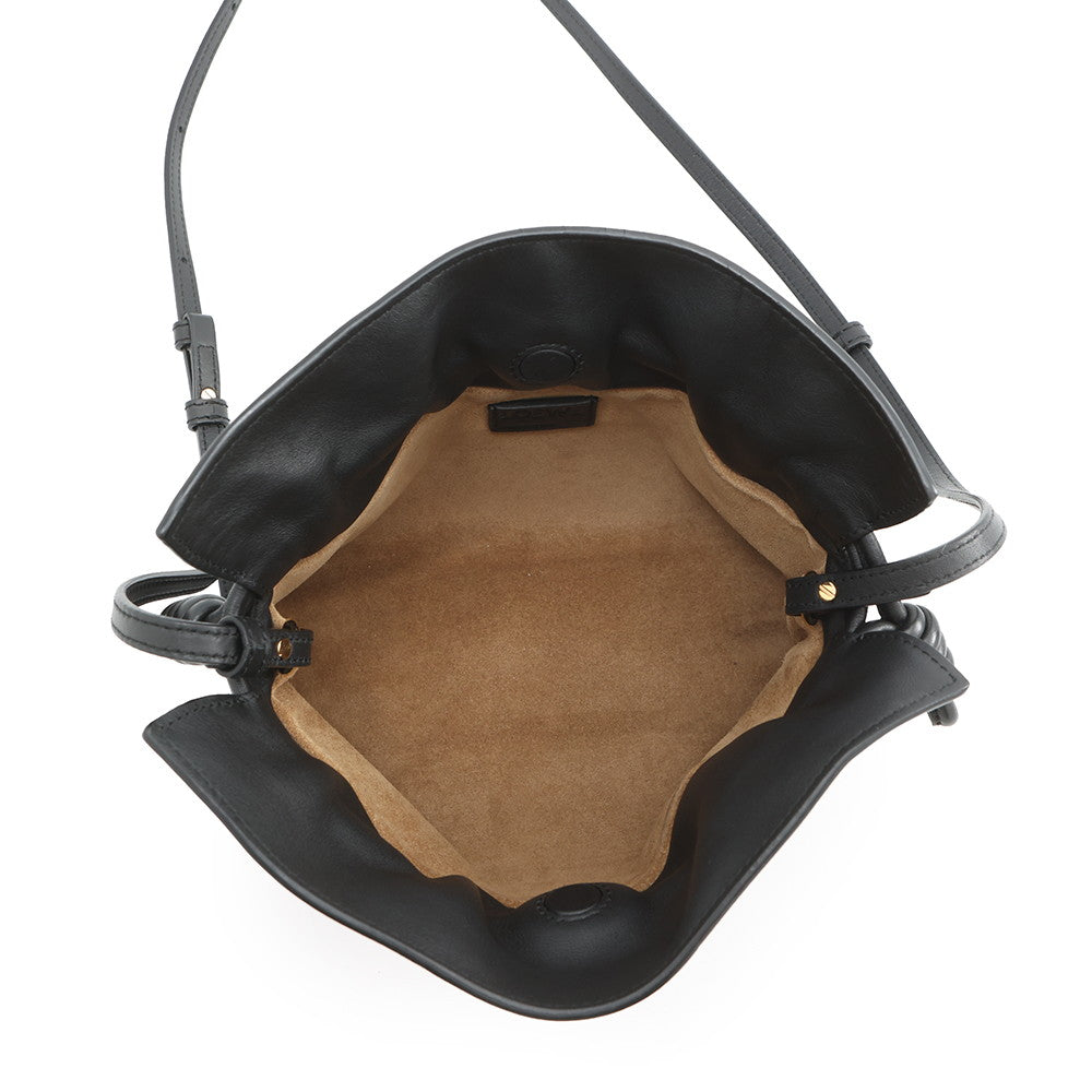 LOEWE Flamenco Clutch BlackA411FC2X37 Calf Leather Size Mini