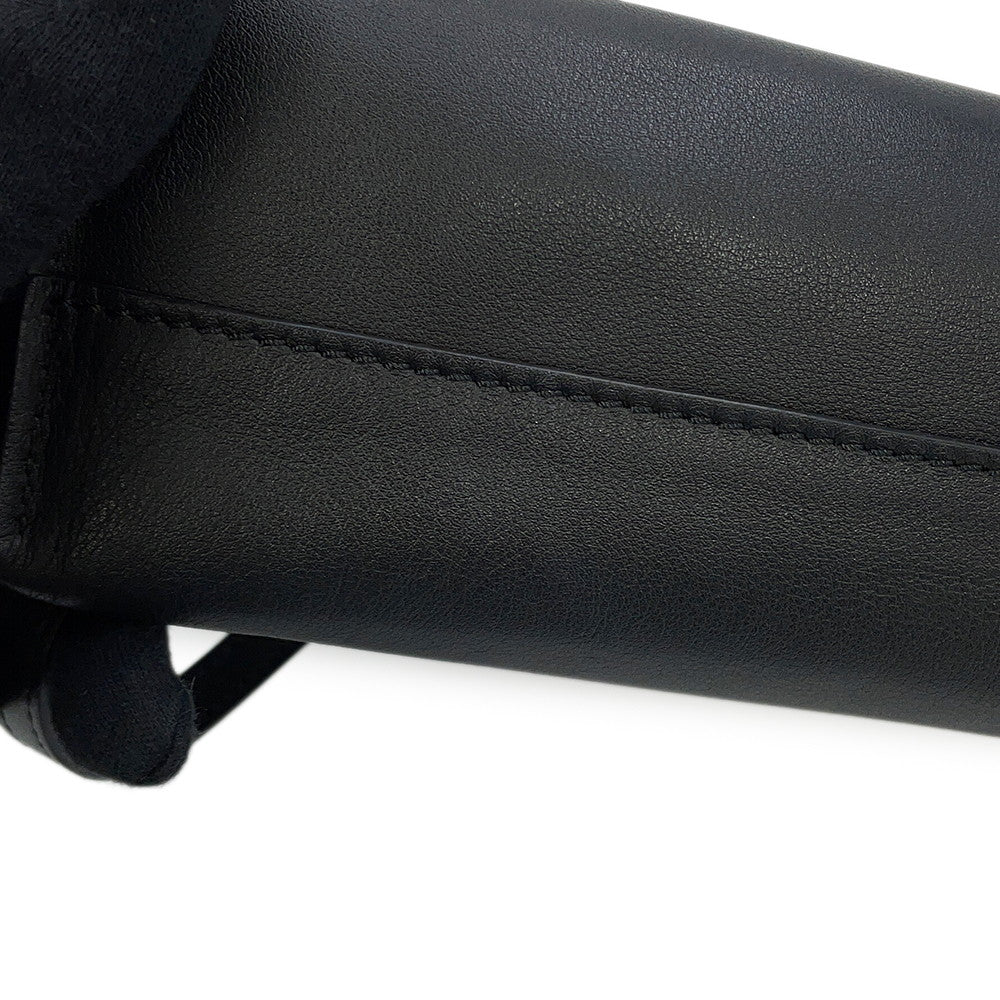 LOEWE Flamenco Clutch BlackA411FC2X37 Calf Leather Size Mini