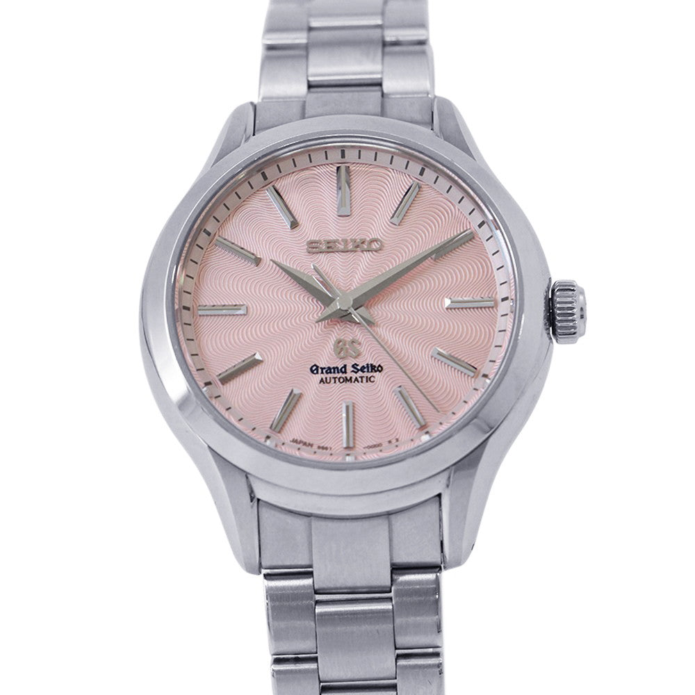 SEIKO Grand SEIKO mechanical W34.8mm Stainless Steel Pink DialSTGR007