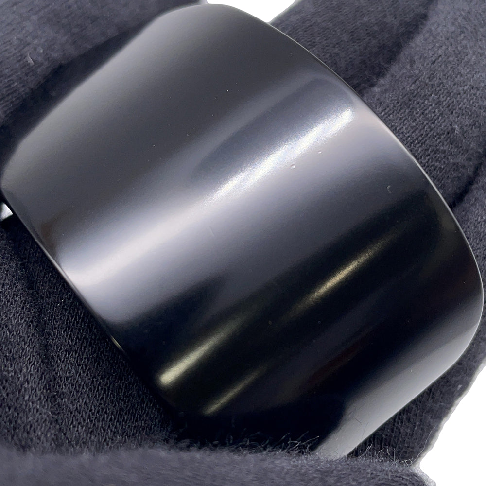 HERMES Medor Bracelet Size T3 Black Aluminium