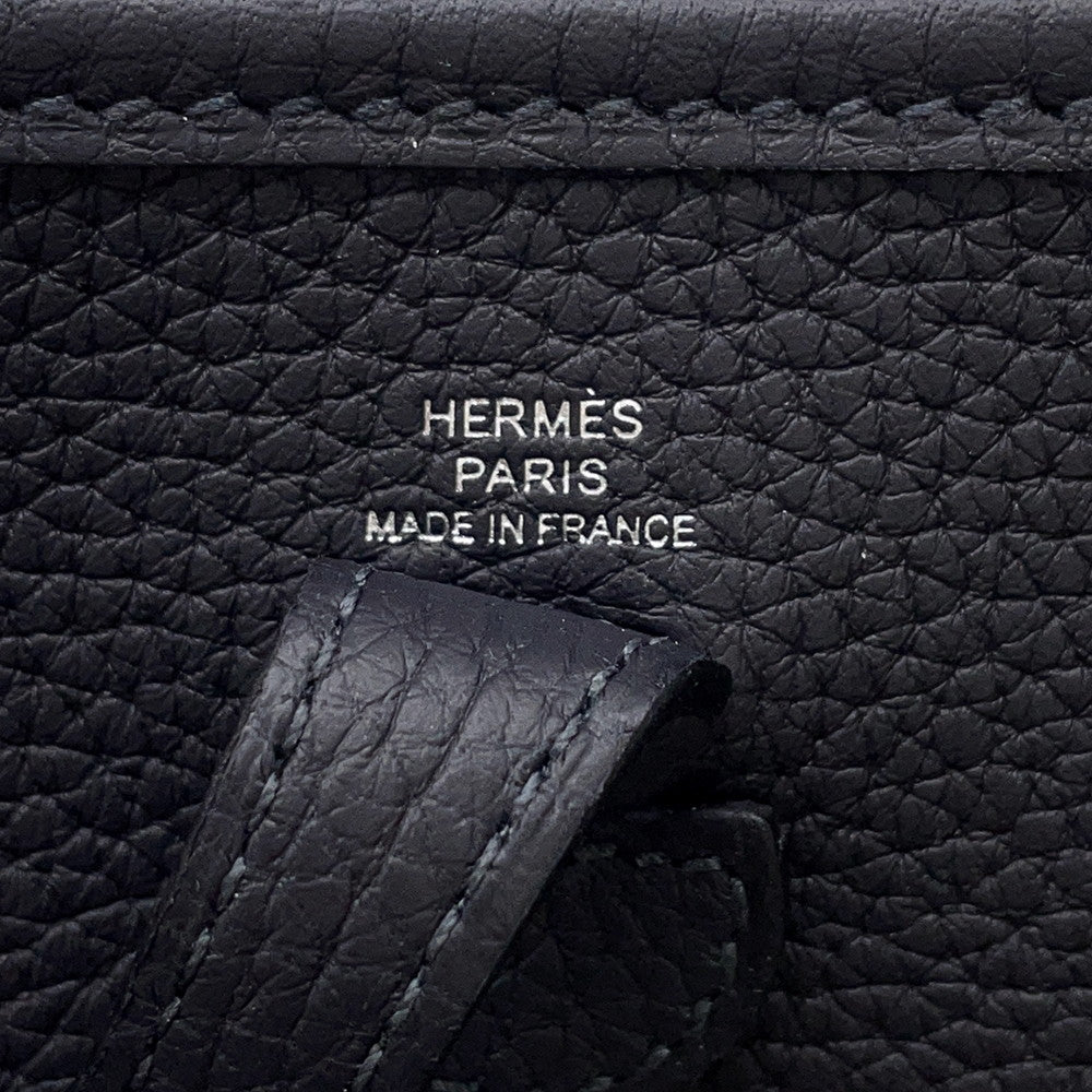 HERMES Evelyne Amazon Long Caban/Rose Shocking/Blue Indigo Taurillon Clemence Size TPM