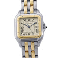 CARTIER PANTHERE 2 Row MM H26.8mm×W26.5mm Stainless Steel K18YG Ivory DialW25028B6