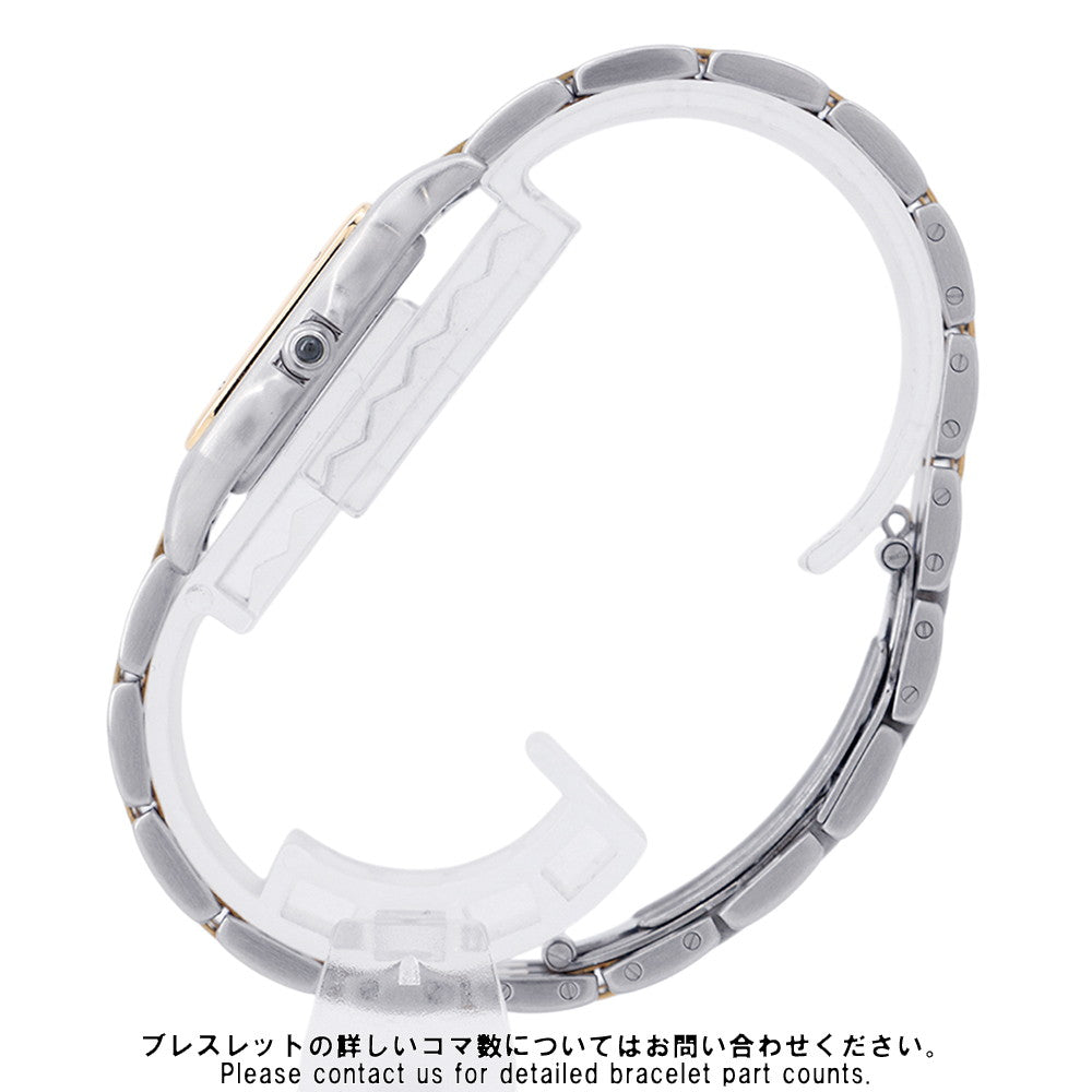 CARTIER PANTHERE 2 Row MM H26.8mm×W26.5mm Stainless Steel K18YG Ivory DialW25028B6