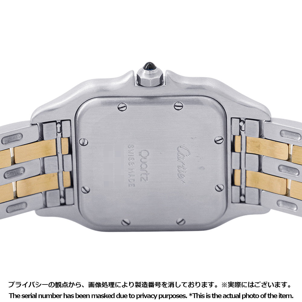 CARTIER PANTHERE 2 Row MM H26.8mm×W26.5mm Stainless Steel K18YG Ivory DialW25028B6
