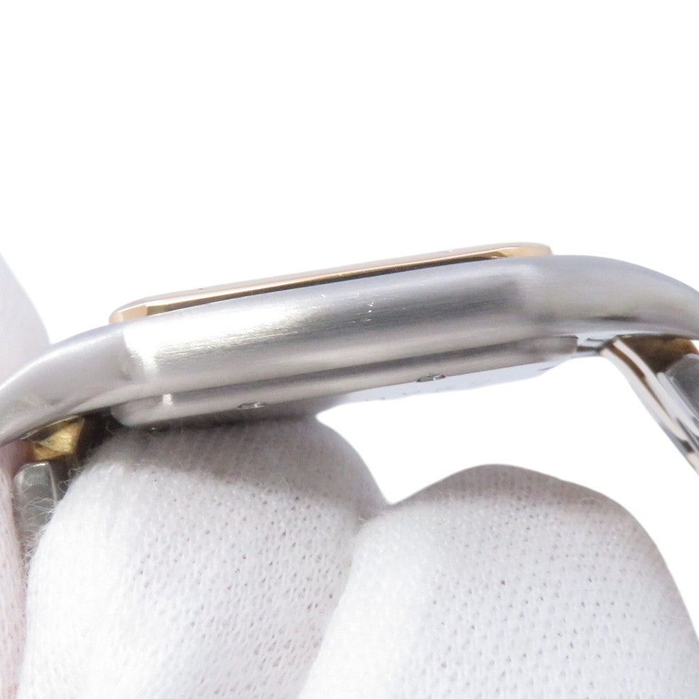 CARTIER PANTHERE 2 Row MM H26.8mm×W26.5mm Stainless Steel K18YG Ivory DialW25028B6