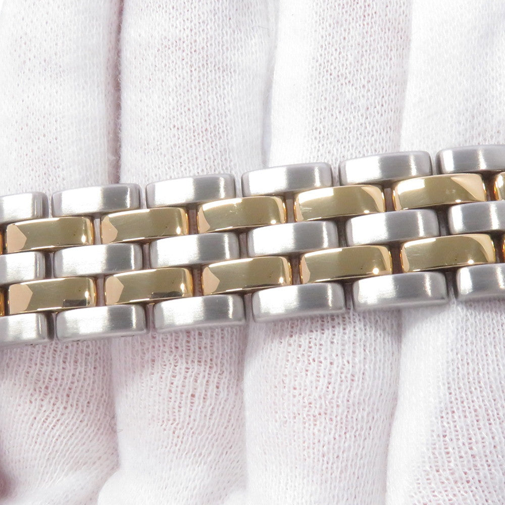 CARTIER PANTHERE 2 Row MM H26.8mm×W26.5mm Stainless Steel K18YG Ivory DialW25028B6