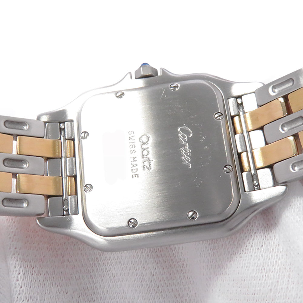CARTIER PANTHERE 2 Row MM H26.8mm×W26.5mm Stainless Steel K18YG Ivory DialW25028B6