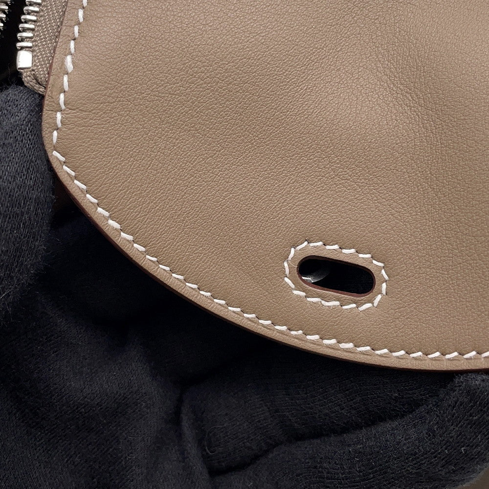 HERMES Lindy Etoupe Swift Leather Size Mini