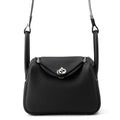 HERMES Lindy Black Taurillon Clemence Size Mini