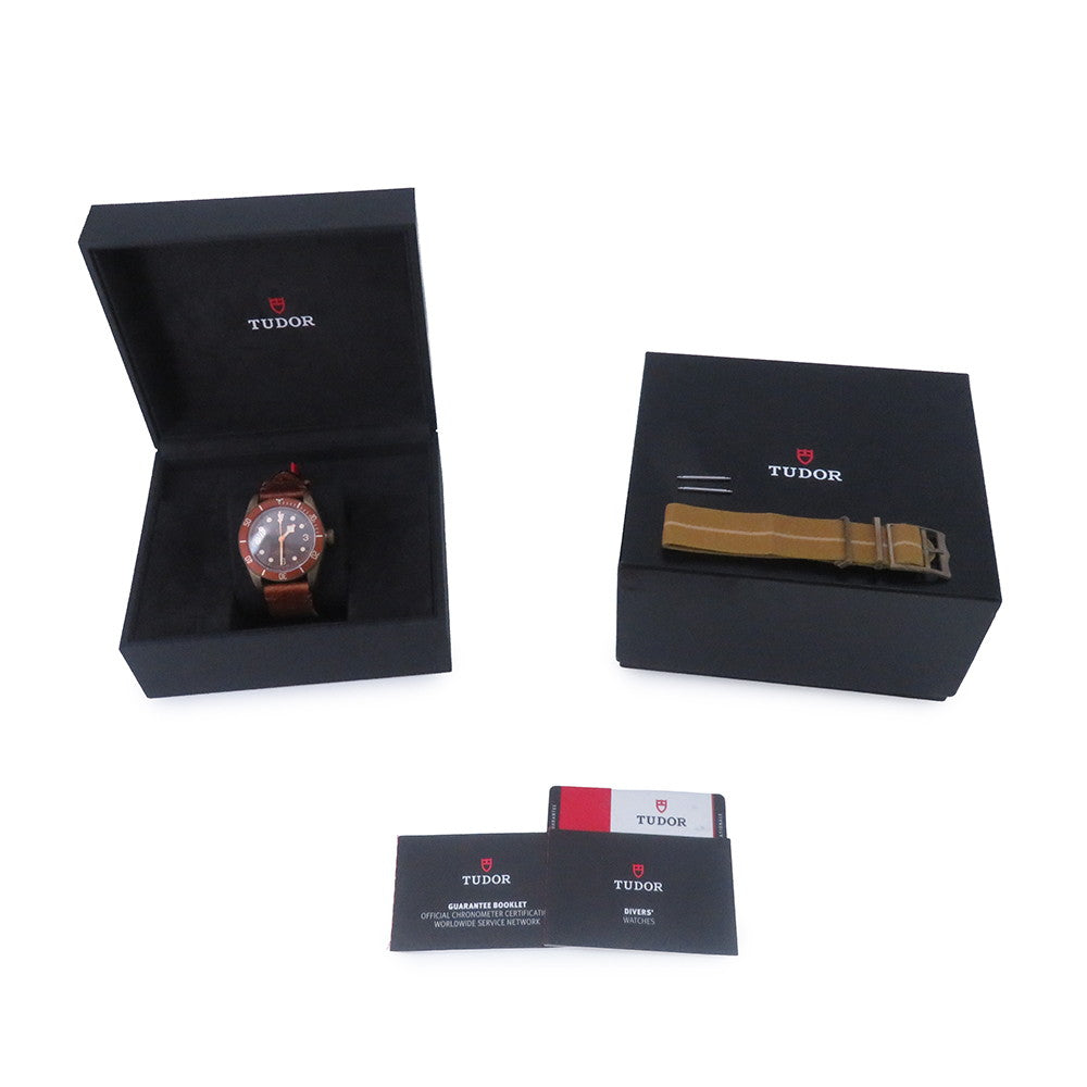 TUDOR Black Bay Bronze W43mm Bronze Leather Brown Dial79250BM