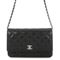 CHANEL Matelasse Classic Chain Wallet BlackAP4241 Caviar Leather
