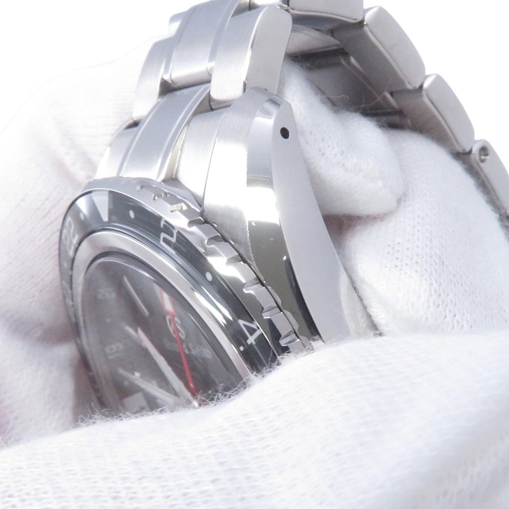 SEIKO Grand SEIKO Spring Drive GMT W44mm Stainless Steel Black DialSBGE277