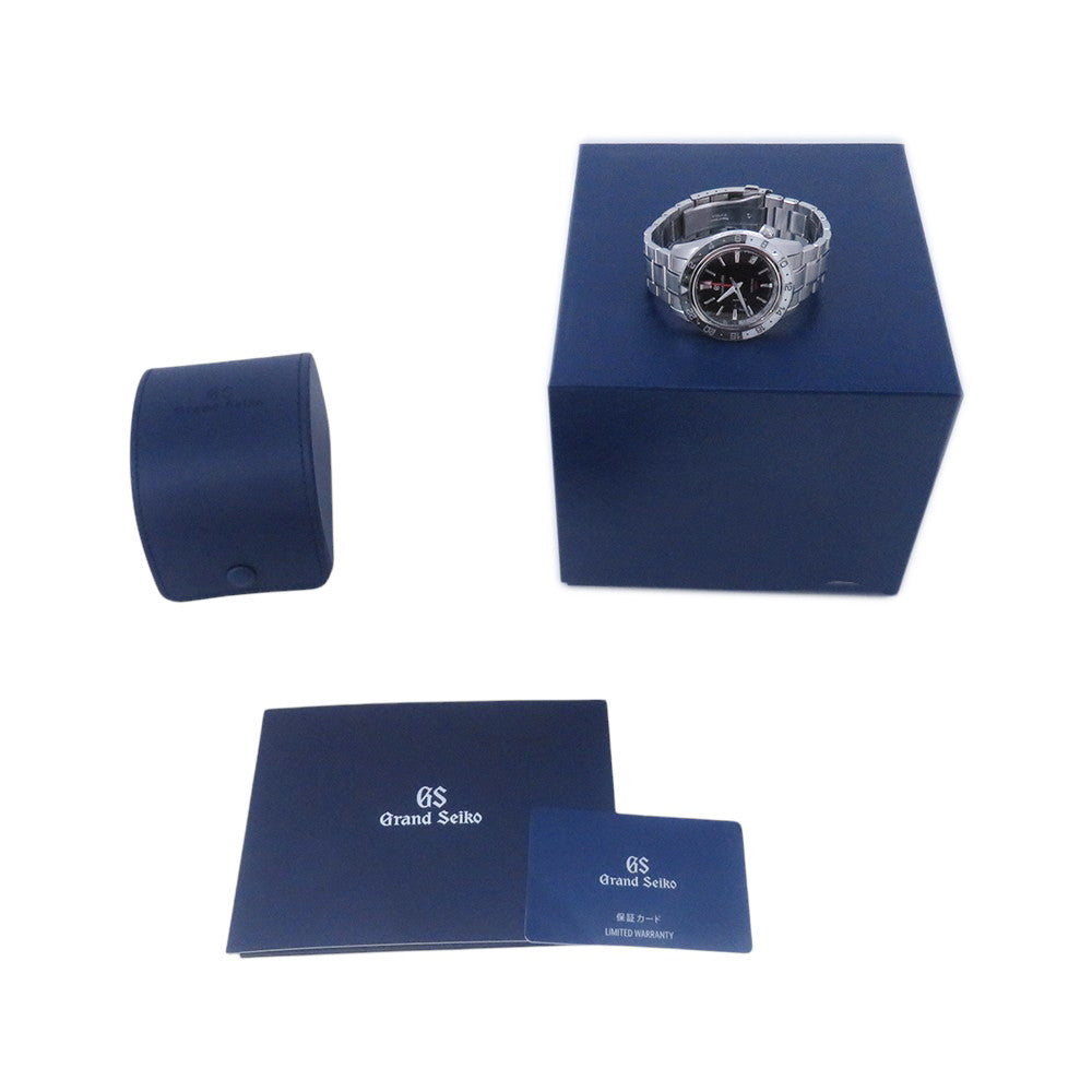 SEIKO Grand SEIKO Spring Drive GMT W44mm Stainless Steel Black DialSBGE277