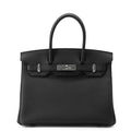 HERMES Birkin Black Togo Leather Size 30