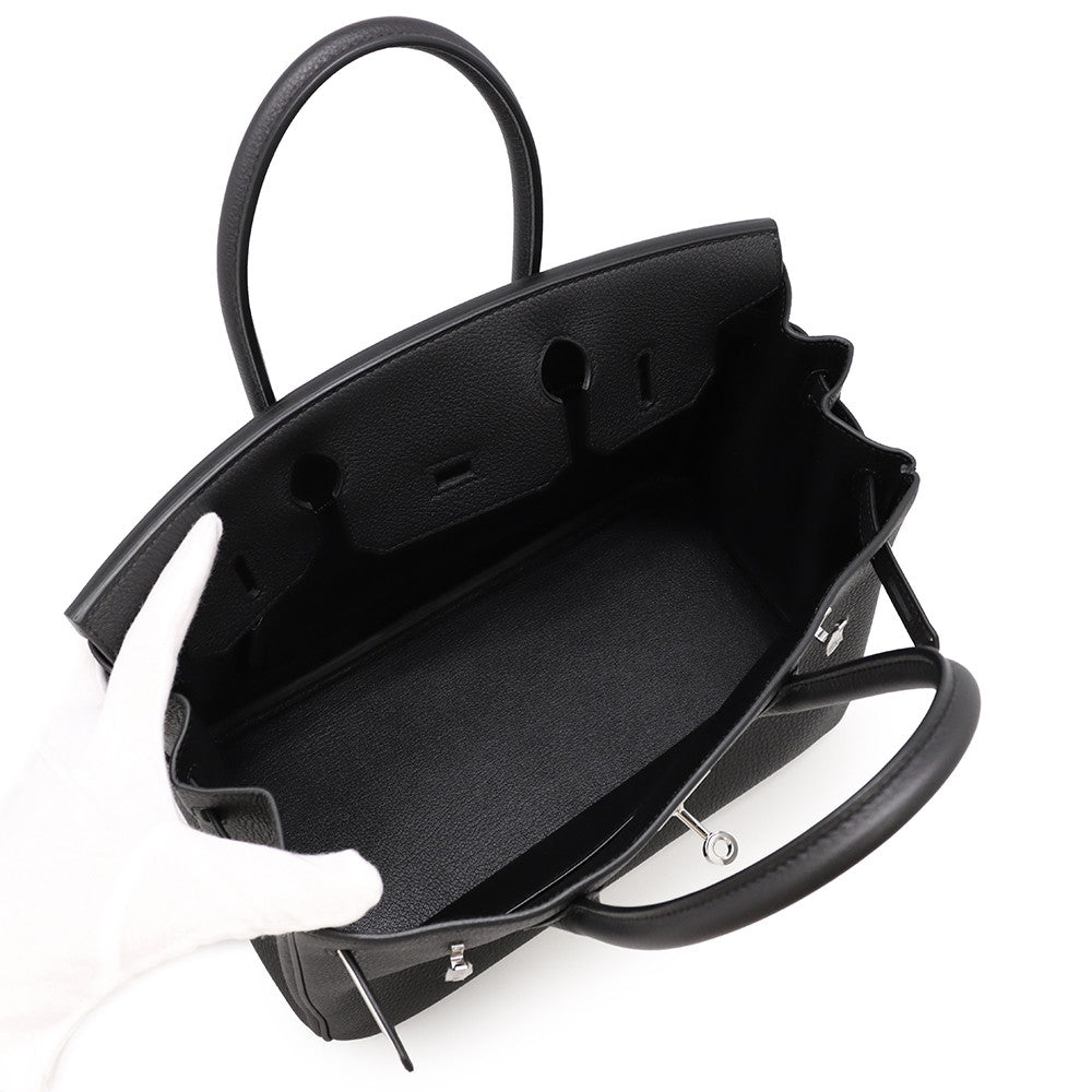 HERMES Birkin Black Togo Leather Size 30