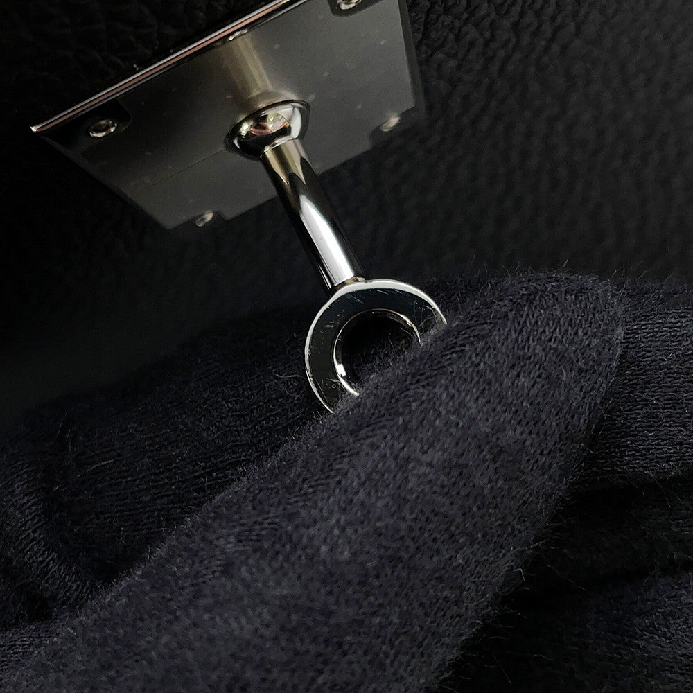 HERMES Birkin Black Togo Leather Size 30