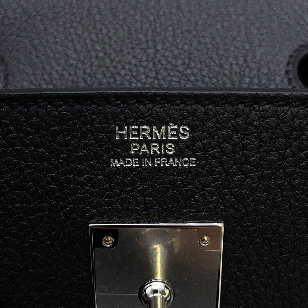 HERMES Birkin Black Togo Leather Size 30