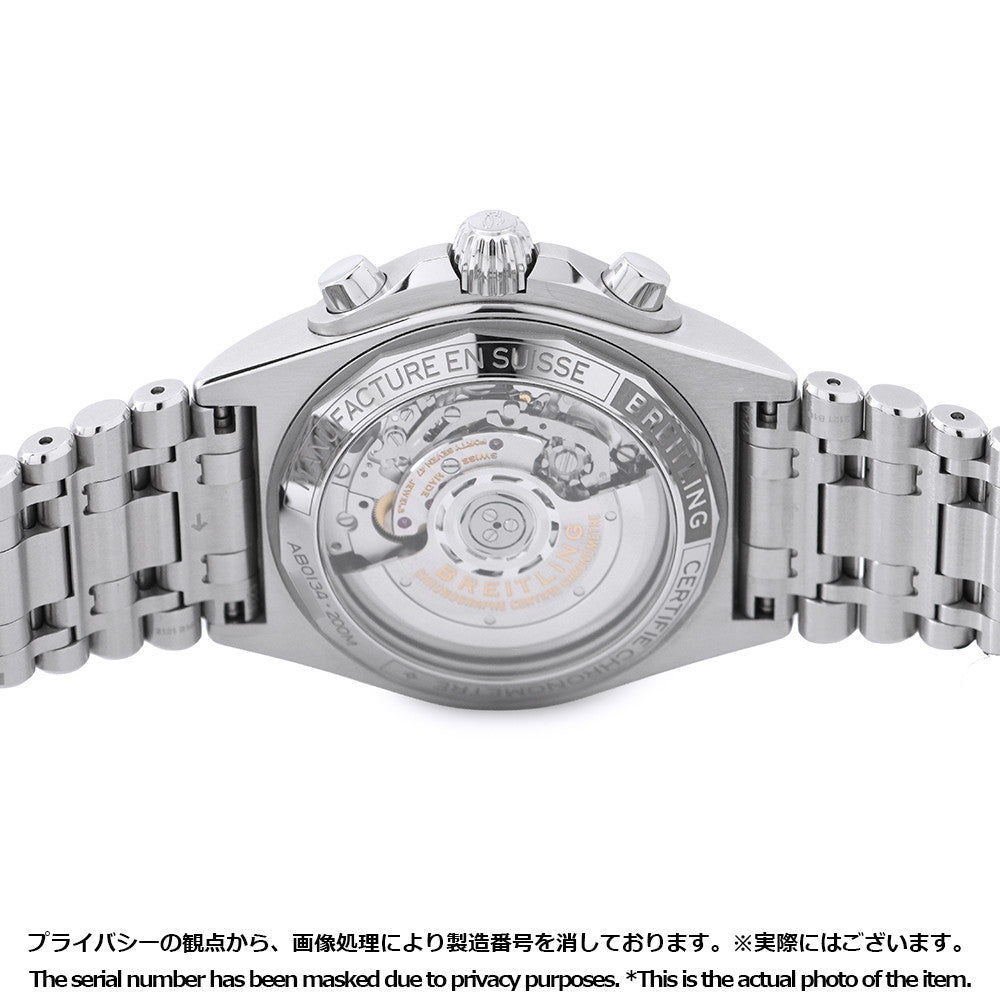 BREITLING Chronomat B01 42 Japan Edition W42mm Stainless Steel BlackMother of Pearl DialAB0134101B3A1