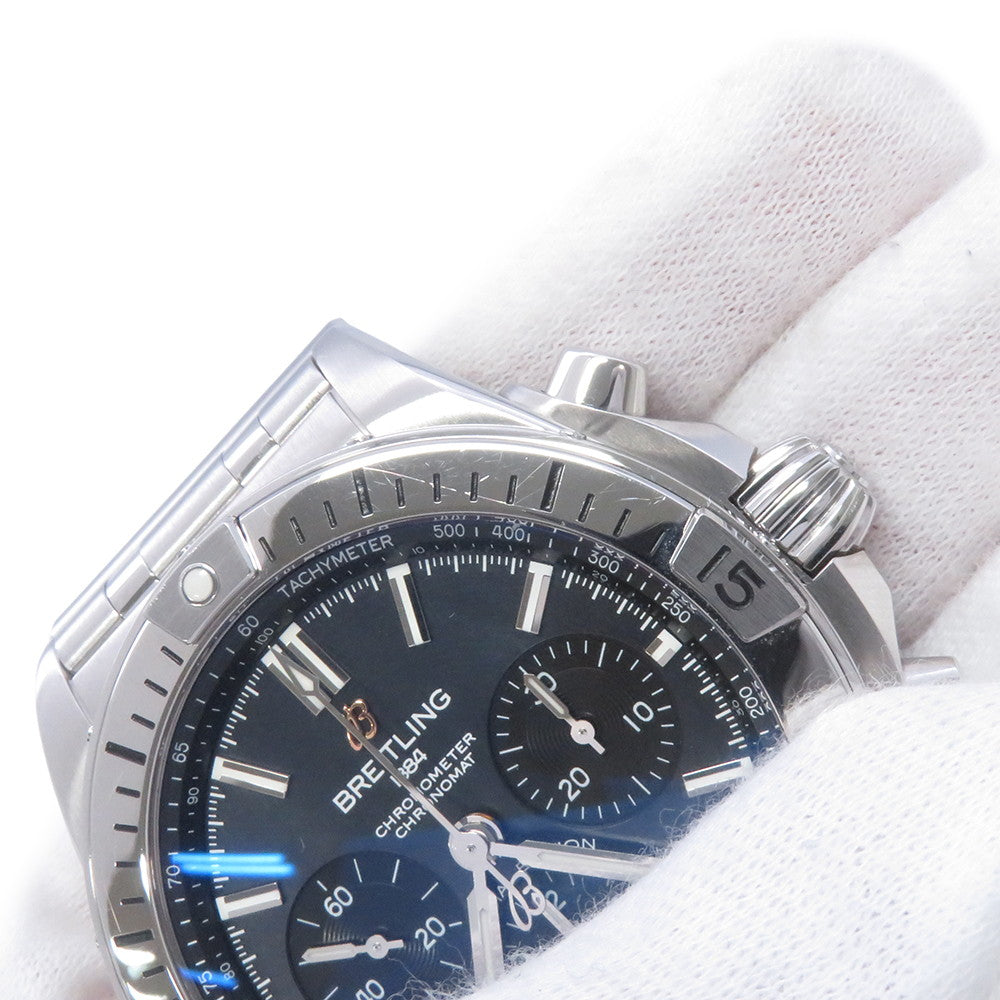 BREITLING Chronomat B01 42 Japan Edition W42mm Stainless Steel BlackMother of Pearl DialAB0134101B3A1