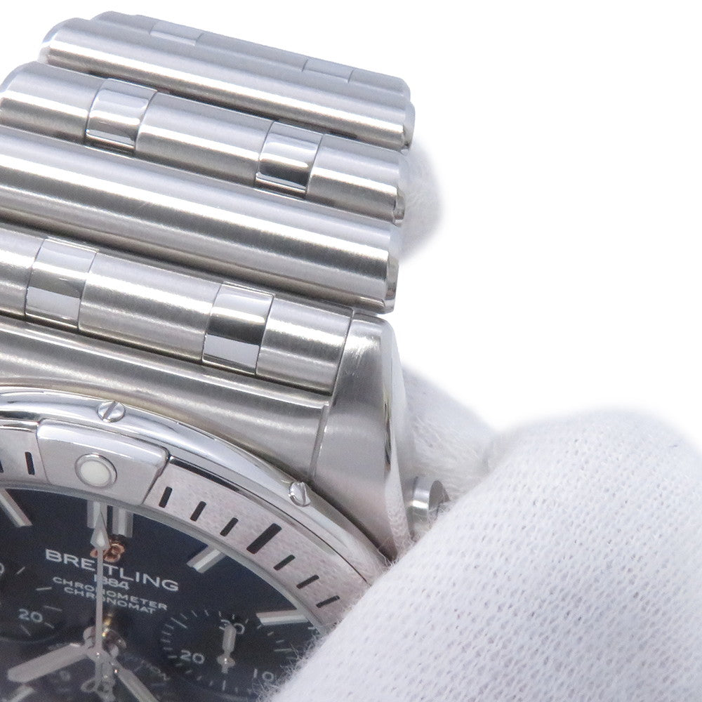 BREITLING Chronomat B01 42 Japan Edition W42mm Stainless Steel BlackMother of Pearl DialAB0134101B3A1