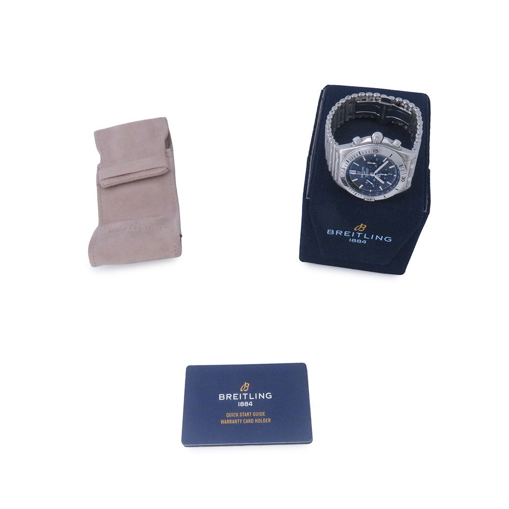 BREITLING Chronomat B01 42 Japan Edition W42mm Stainless Steel BlackMother of Pearl DialAB0134101B3A1