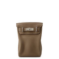 HERMES Akkad Etoupe Togo Leather Size PM