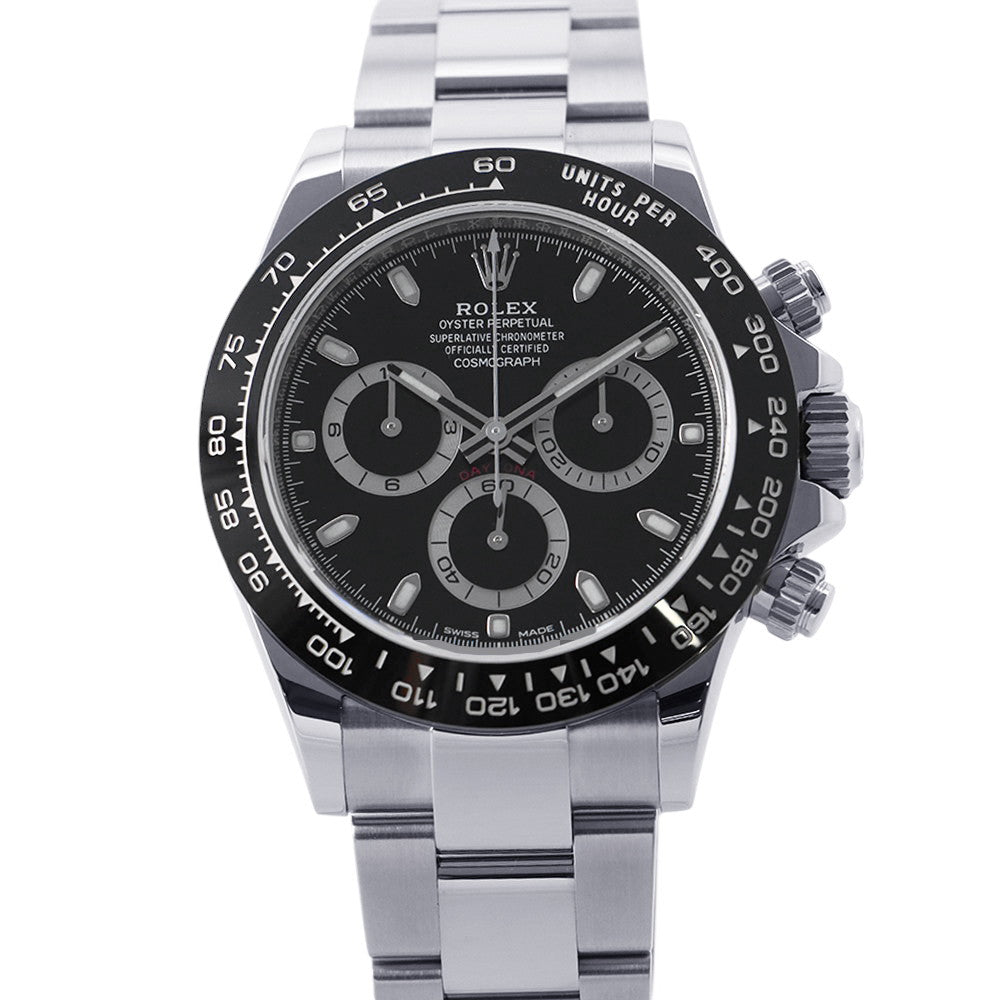 ROLEX Cosmograph Daytona W40mm Stainless Steel Black Dial116500LN