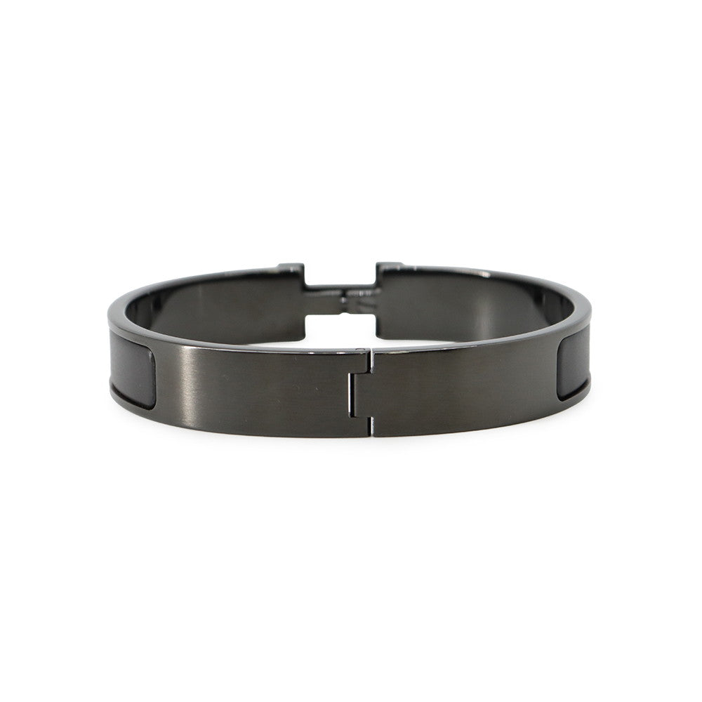 HERMES Clic crack Size PM Black Metal