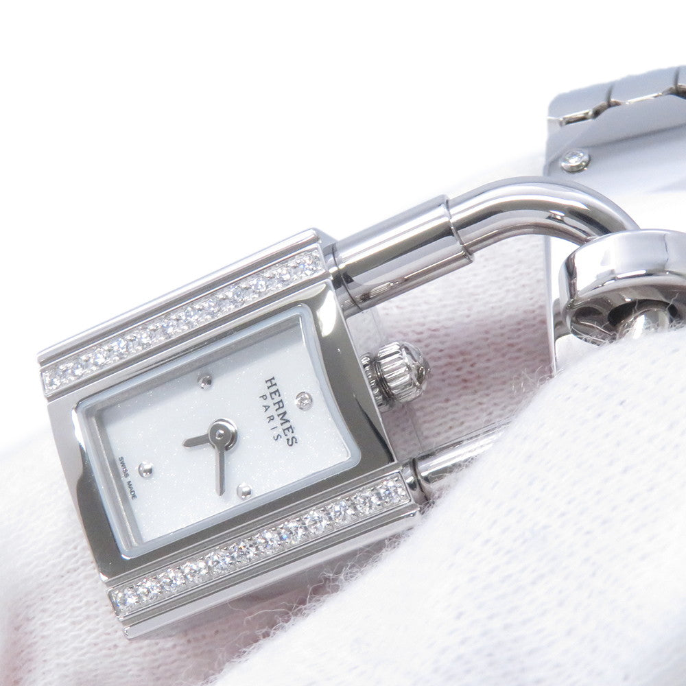HERMES Kelly watch W16mm Stainless Steel Sparkling White DialKE4.130.130
