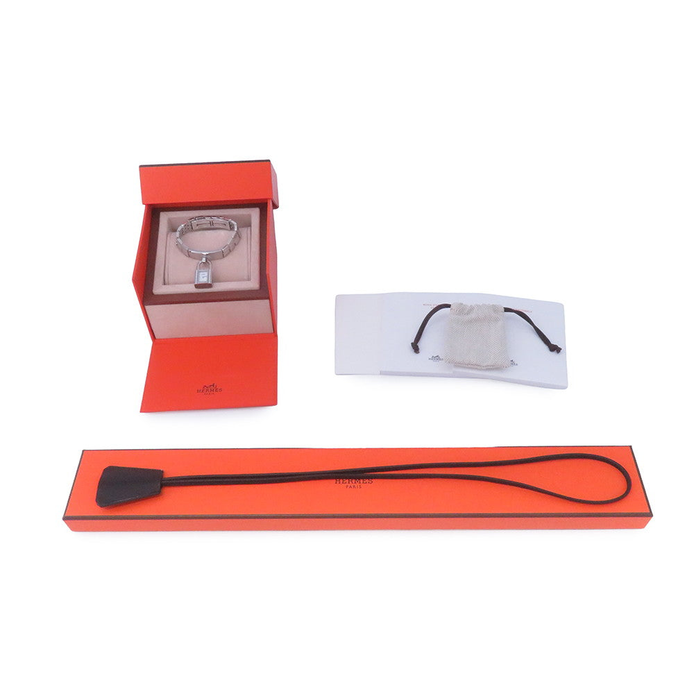 HERMES Kelly watch W16mm Stainless Steel Sparkling White DialKE4.130.130