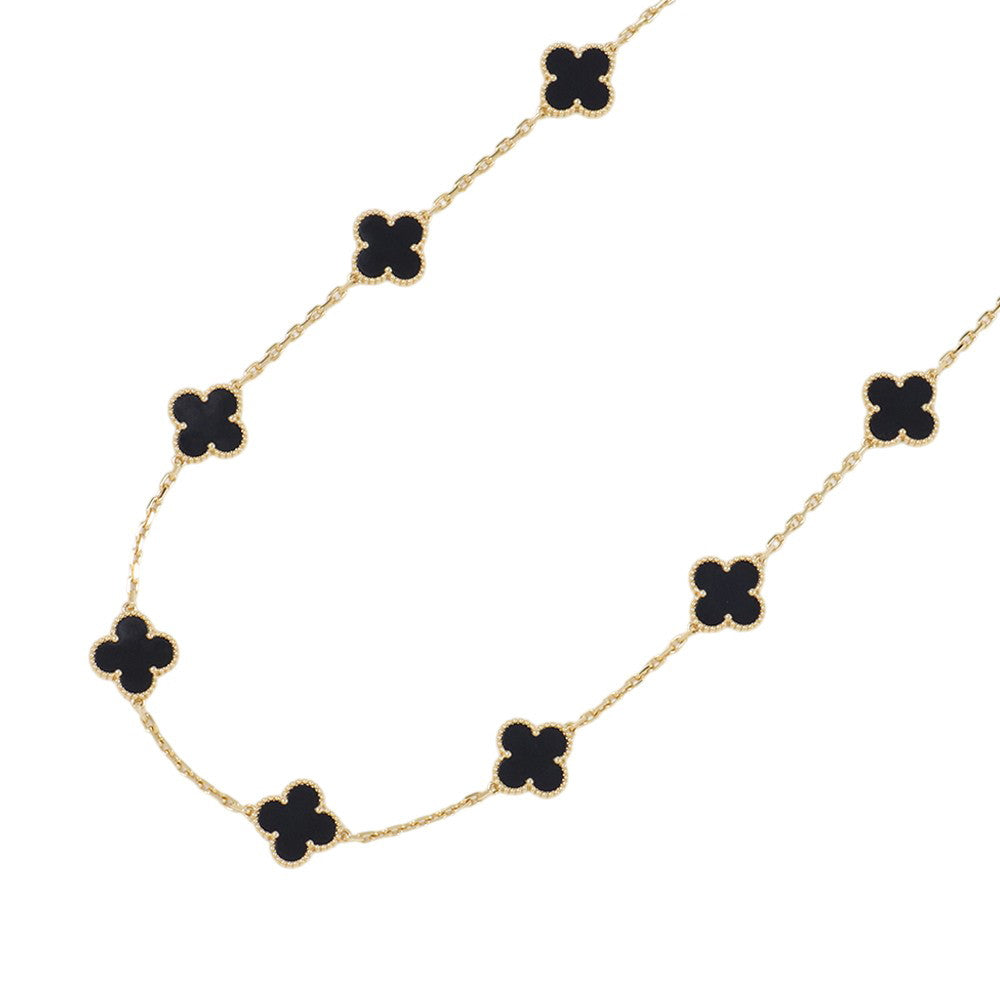 Van Cleef & Arpels Vintage Alhambra Necklace 10 MotifsVCARA42700 18K Yellow Gold