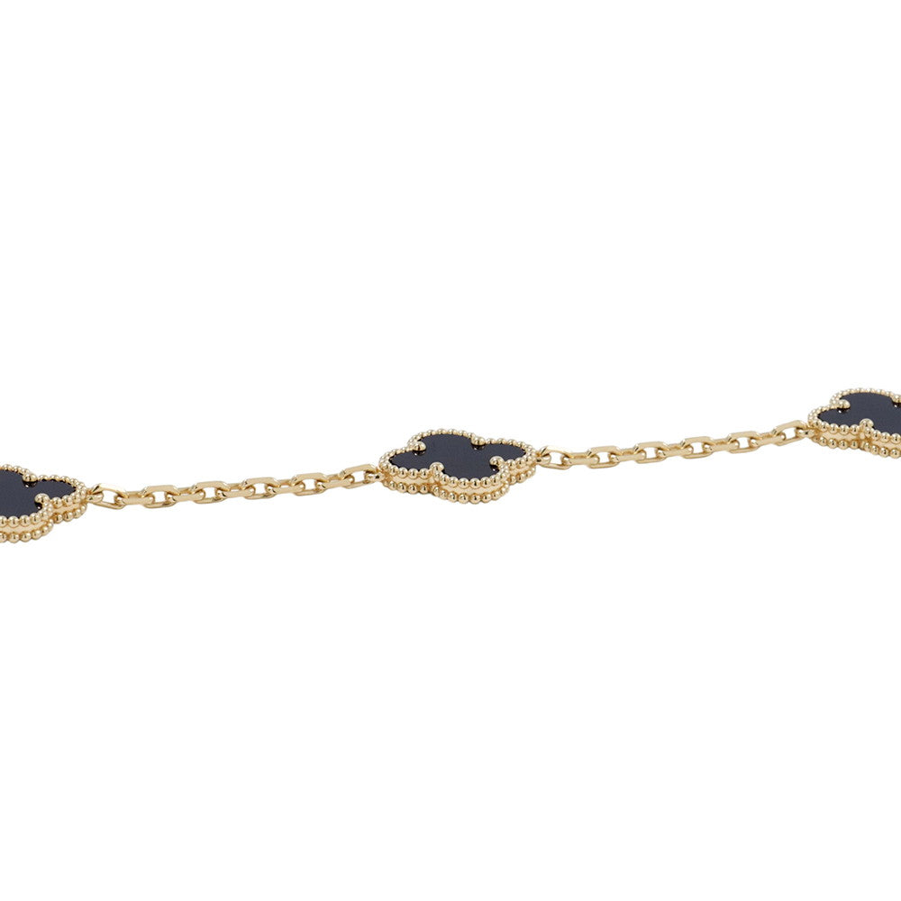 Van Cleef & Arpels Vintage Alhambra Necklace 10 MotifsVCARA42700 18K Yellow Gold