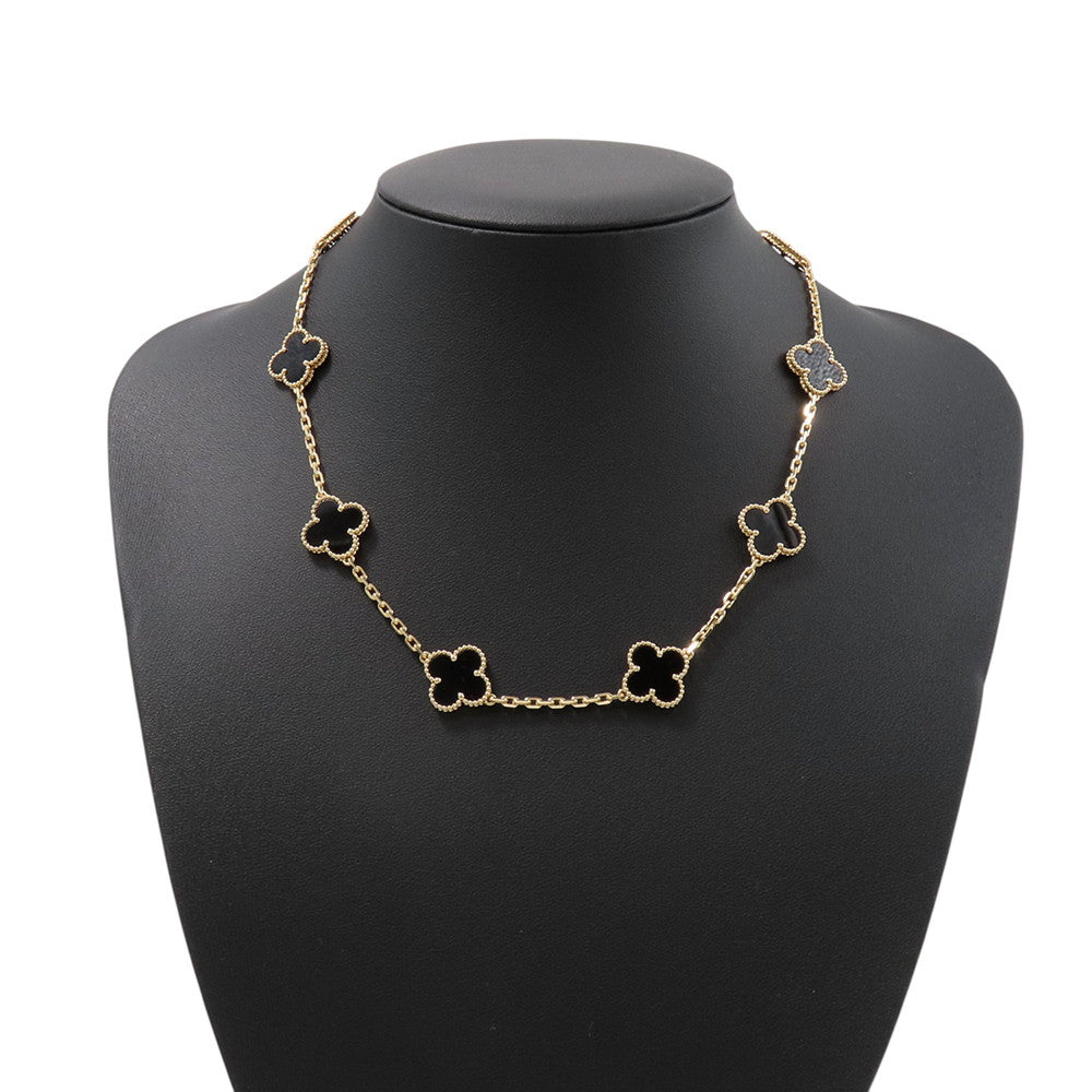 Van Cleef & Arpels Vintage Alhambra Necklace 10 MotifsVCARA42700 18K Yellow Gold