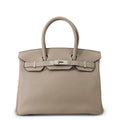 HERMES Birkin Gris Tourterelle Togo Leather Size 30