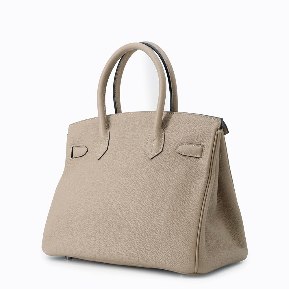 HERMES Birkin Gris Tourterelle Togo Leather Size 30