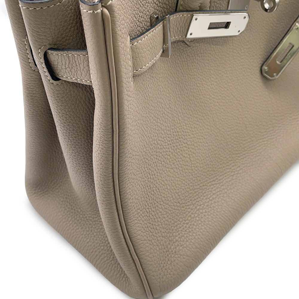 HERMES Birkin Gris Tourterelle Togo Leather Size 30