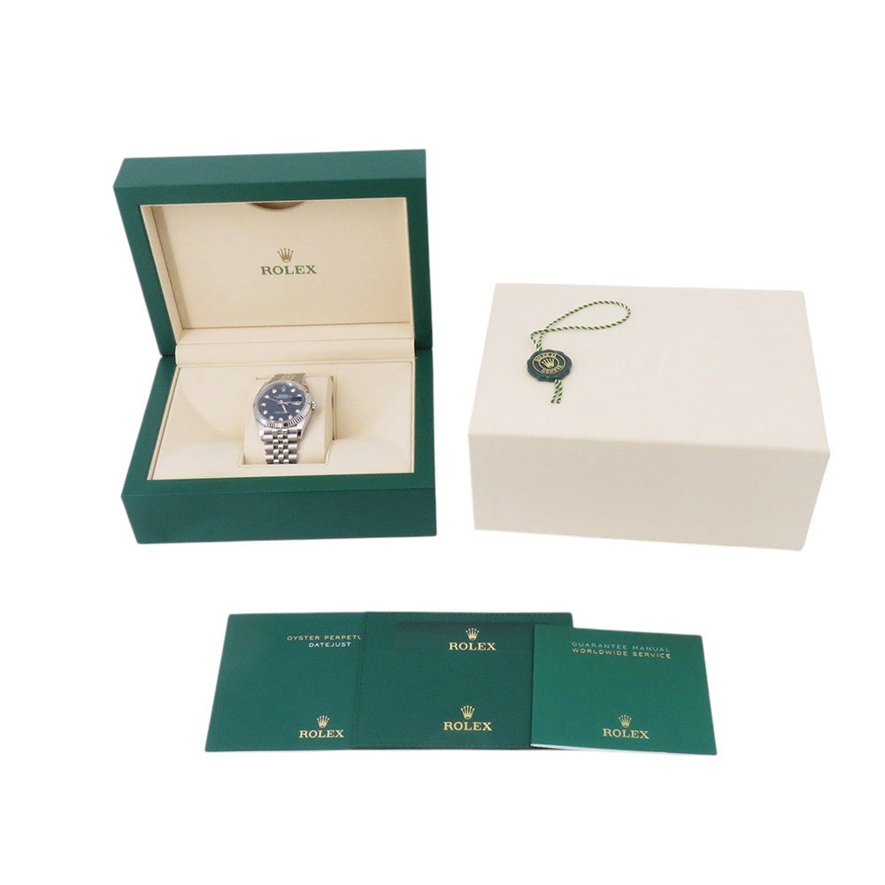 ROLEX Datejust W36mm Stainless Steel Blue fluted Dial126234G
