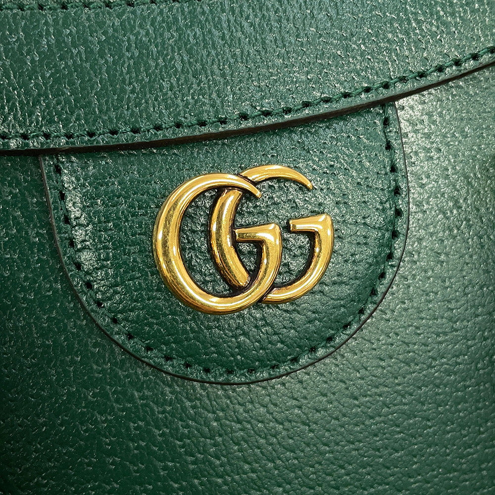 GUCCI Diana Bamboo 2-way Handbag Green702721 U3ZDT 3670 Leather Size Small