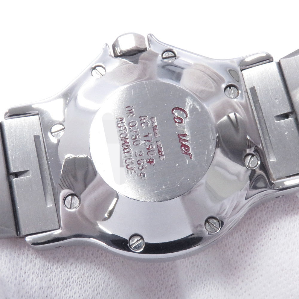 CARTIER Santos Rondo Octagon LM W29mm Stainless Steel 18KYG White Dial81037288