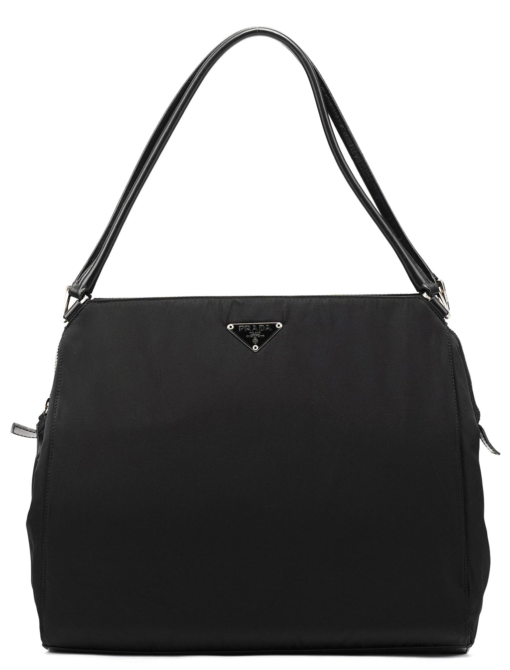 Black Tessuto Chic Nylon Shoulder Bag