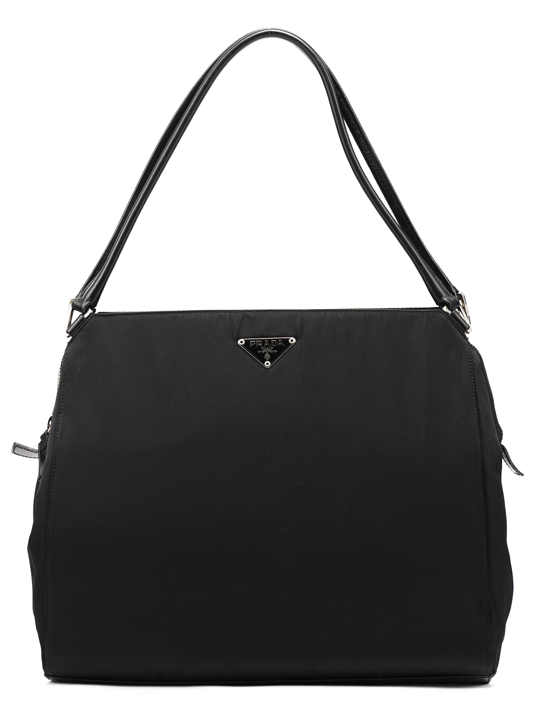 Black Tessuto Chic Nylon Shoulder Bag