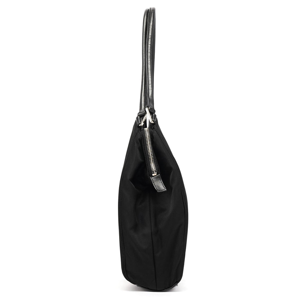 Black Tessuto Chic Nylon Shoulder Bag