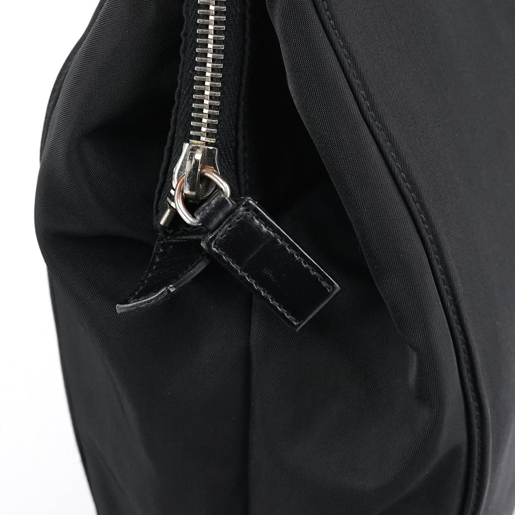 Black Tessuto Chic Nylon Shoulder Bag