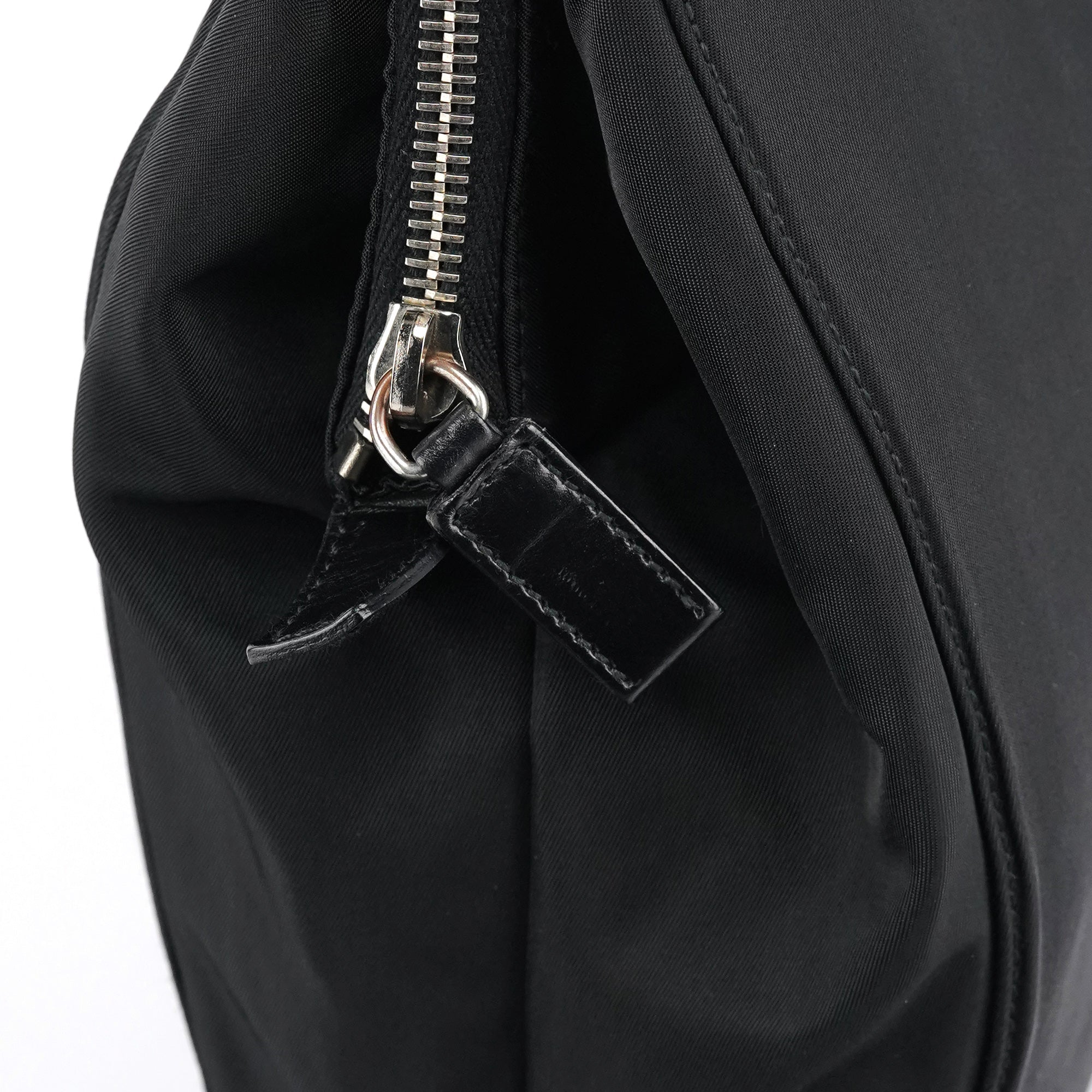 Black Tessuto Chic Nylon Shoulder Bag