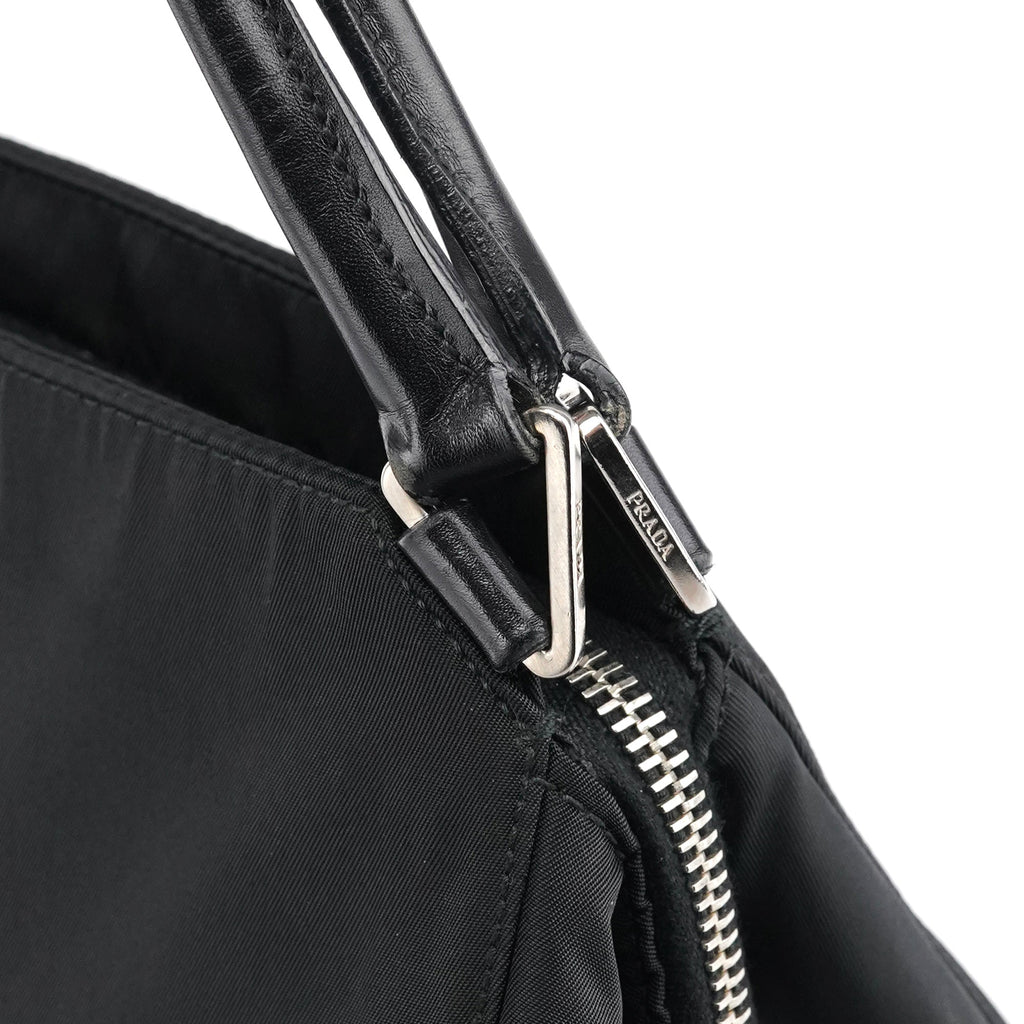 Black Tessuto Chic Nylon Shoulder Bag